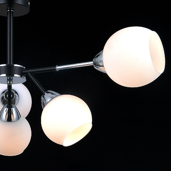 Люстра Illumico IL0715-6CSQ-24 BK CR LIBRA
