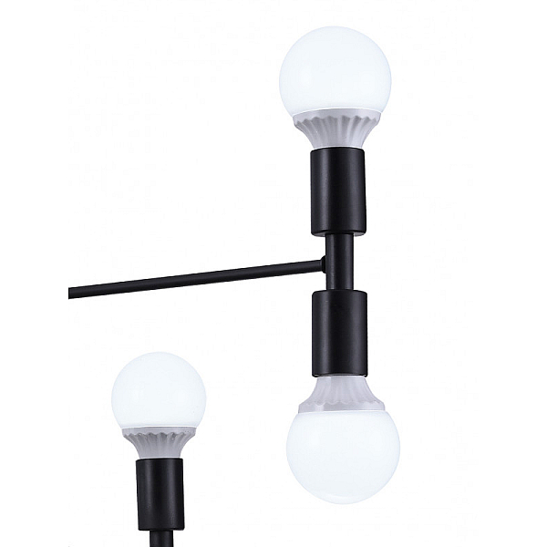 Люстра на штанге Natali Kovaltseva LOFT LUX 75129/8C BLACK