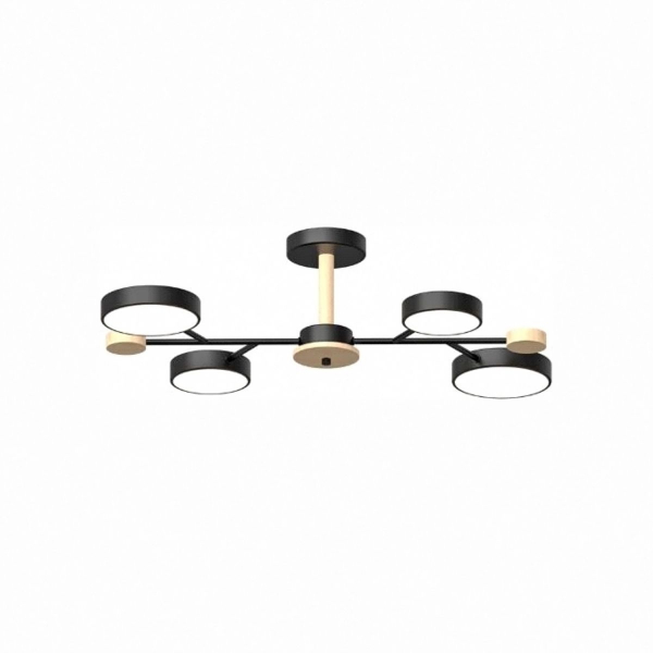 Люстра на штанге LED4U L3213-670 BK Люстра на штанге LED4U L3213-670 BK