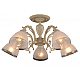 Люстра на штанге Natali Kovaltseva 79010/5C BEIGE GOLD