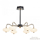 Потолочная светодиодная люстра Arte Milano Neapol73908 273908/6 BK/GD