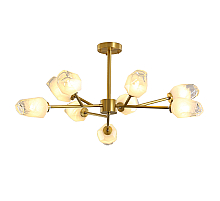 Люстра на штанге Delight Collection KM1245P-9 brass