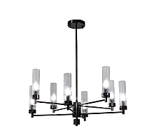 Люстра на штанге AM Group INDIGO SP8 PEARL BLACK