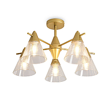 Люстра на штанге Freya Blissa FR5588CL-05BZ