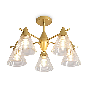 Люстра на штанге Freya Blissa FR5588CL-05BZ