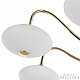 Потолочная светодиодная люстра Arte Milano Neapol73908 273908/6 BK/GD