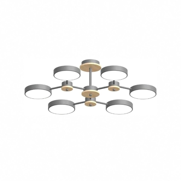 Люстра на штанге LED4U L3216-730 GR Люстра на штанге LED4U L3216-730 GR