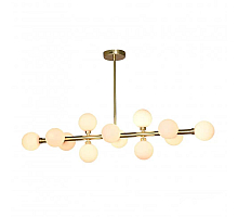 Люстра на штанге iLamp Golden 712P/12 GL-WH