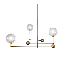 Люстра на штанге Delight Collection Globe Mobile KG0835P-3 brass