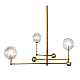 Люстра на штанге Delight Collection Globe Mobile KG0835P-3 brass