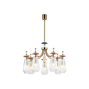Люстра на штанге Ambrella Light High Light Ceramo Modern LH53184