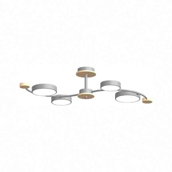 Люстра на штанге LED4U L3206-800 GR Люстра на штанге LED4U L3206-800 GR