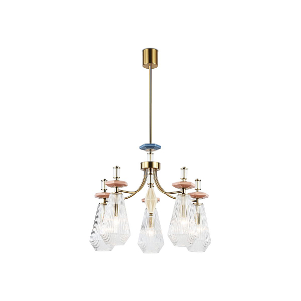 Люстра на штанге Ambrella Light High Light Ceramo Modern LH53183