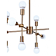 Люстра на штанге Natali Kovaltseva LOFT LUX 75130/8C GOLD