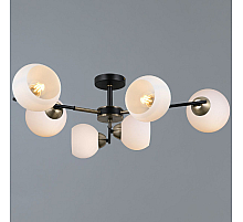 Люстра на штанге Illumico IL0469-6CSQ-24 BK AB LIBRA