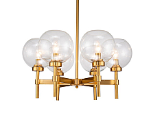 Люстра на штанге Delight Collection Jade KM1106P-6 brass