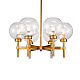 Люстра на штанге Delight Collection Jade KM1106P-6 brass