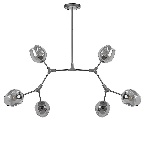 Люстра на штанге AM Group LOFT-6 BK