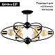 Потолочная люстра Arte Lamp Glasgow A1963PL-6BK