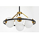 Подвесная люстра Lumina Deco Donzano LDP 8034-7 BK+WT