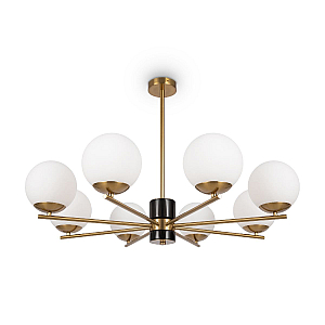 Люстра на штанге Freya Marble FR5230PL-08BS