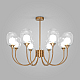 Люстра на штанге Eurosvet Spritz 70217/8 латунь Smart a064748
