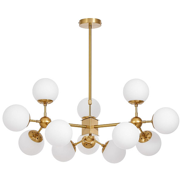 Люстра на штанге Lumina Deco Zodiak LDP 160-12 MD+WT