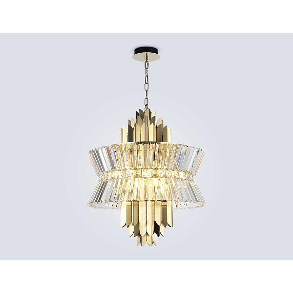 Подвесная люстра с хрусталем Ambrella light High Light LH41017