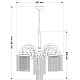 Подвесная люстра Kutek Fiore FIO-ZW-6+1 (P)