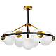 Подвесная люстра Lumina Deco Donzano LDP 8034-9 BK+WT