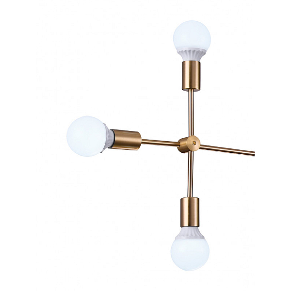 Люстра на штанге Natali Kovaltseva LOFT LUX 75130/6C GOLD
