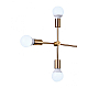 Люстра на штанге Natali Kovaltseva LOFT LUX 75130/6C GOLD