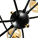 Потолочная люстра Arte Lamp Glasgow A1963PL-8BK