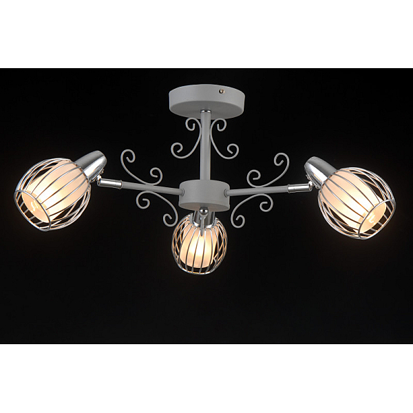 Люстра на штанге Natali Kovaltseva OSLO 81041-3C STAIN GRAY