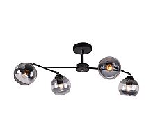 Люстра на штанге IMEX MD.9460-4-S BK+CH