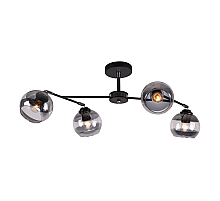 Люстра на штанге IMEX MD.9460-4-S BK+CH