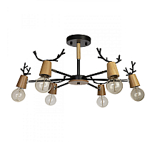 Люстра на штанге Loft IT Sven 10024/6 Black