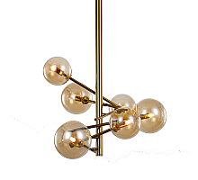 Люстра на штанге Delight Collection Globe Mobile MX19009070-6B gold