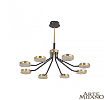 Люстра на штанге Arte Milano Ferrara 276079/8 BK/GD