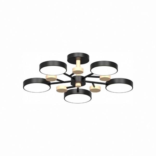 Люстра на штанге LED4U L3204-620 BK Люстра на штанге LED4U L3204-620 BK