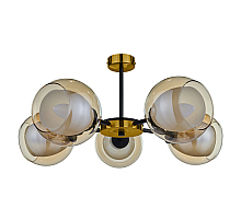 Люстра на штанге 33Lab.studio CHN800S.05.17BL.PA-S12AM