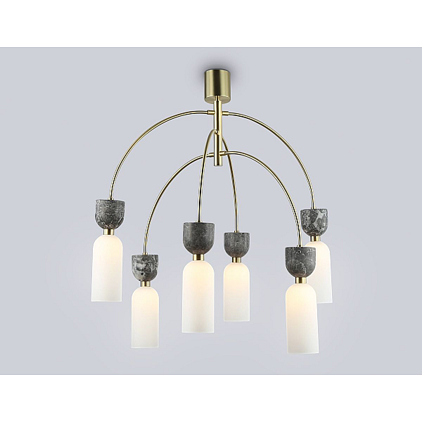 Люстра на штанге Ambrella Light High Light Ceramo Modern LH53333