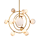 Люстра на штанге Delight Collection Planet KG1122P-13 brass
