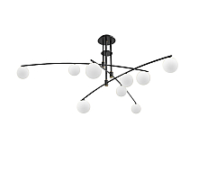 Люстра на штанге Delight Collection 8119P/9 black