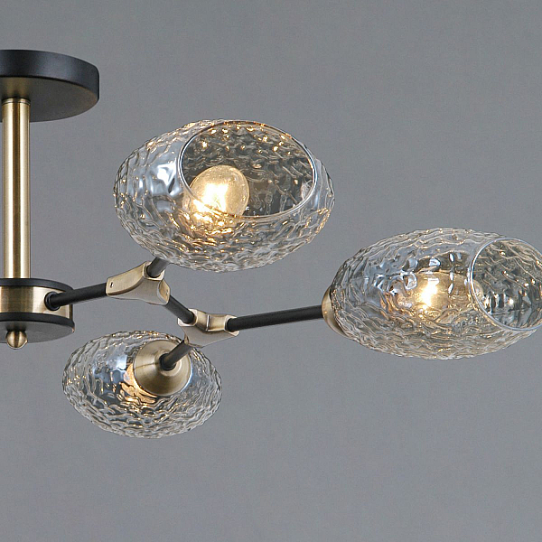 Светильник потолочный Illumico IL0272-6CSQ-25 BK AB TRENTO
