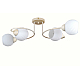 Люстра на штанге Natali Kovaltseva 81400/4C BEIGE GOLD