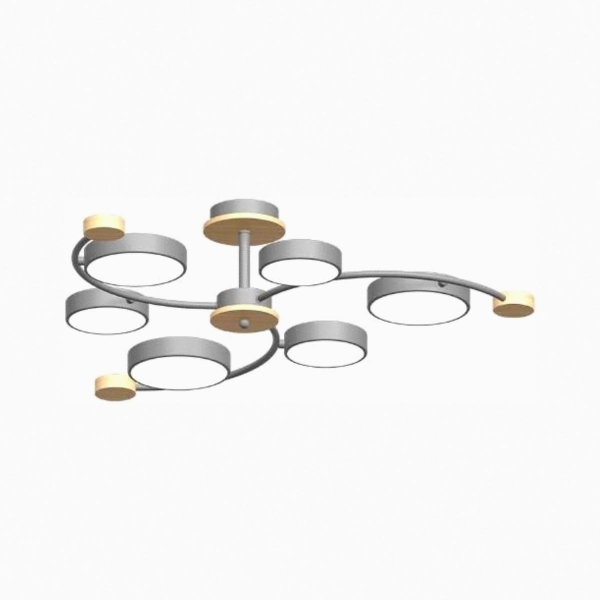 Люстра на штанге LED4U L3207-840 GR Люстра на штанге LED4U L3207-840 GR