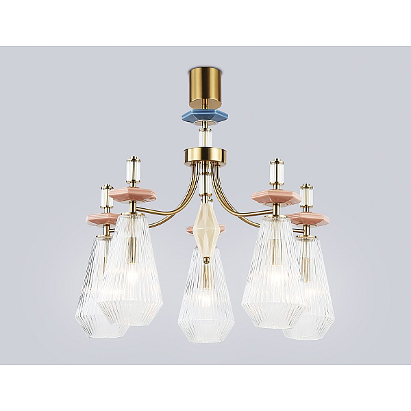 Люстра на штанге Ambrella Light High Light Ceramo Modern LH53183
