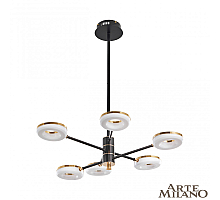 Люстра на штанге Arte Milano Ferrara 276699/6 BK/GD
