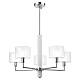 Подвесная люстра Crystal Lux Maestro SP-PL5 Chrome